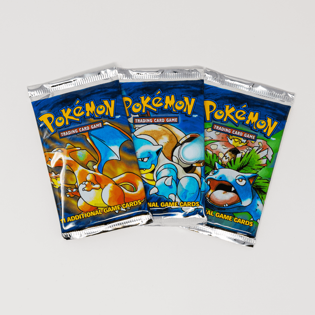 1999 Base Set Booster Packs (1 Set - 3 Packs) - Light Packs