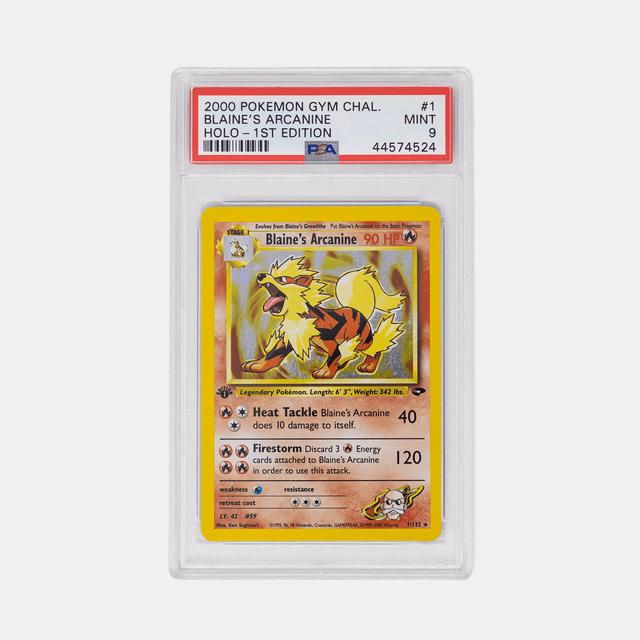 2000 Pokemon Gym Challenge Blaine's Arcanine #1